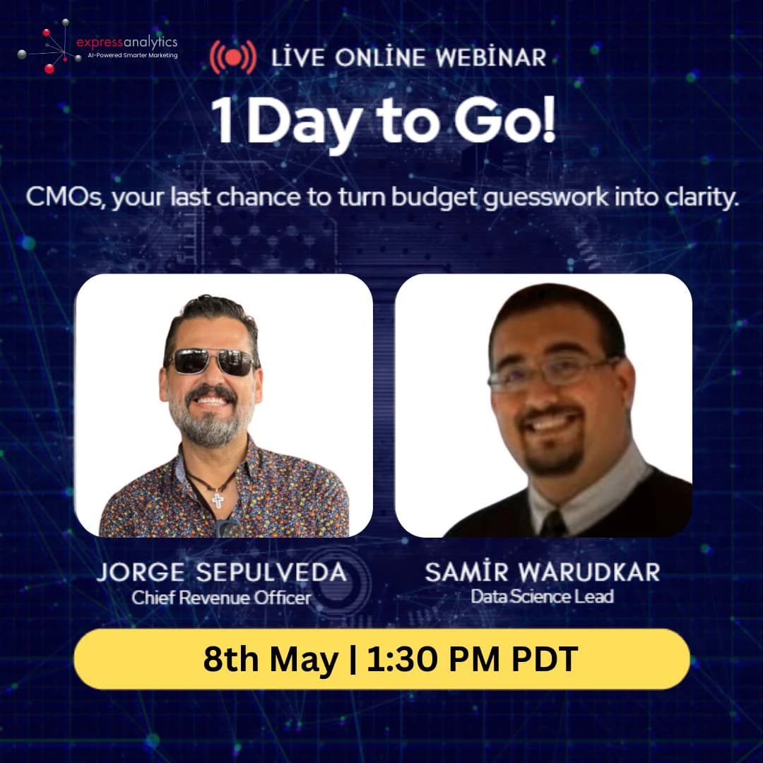 Watch On-Demand: Marketing Mix Modeling (MMM) Webinar | Express Analytics