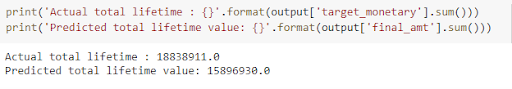 steps in building ML model for predicting CLV